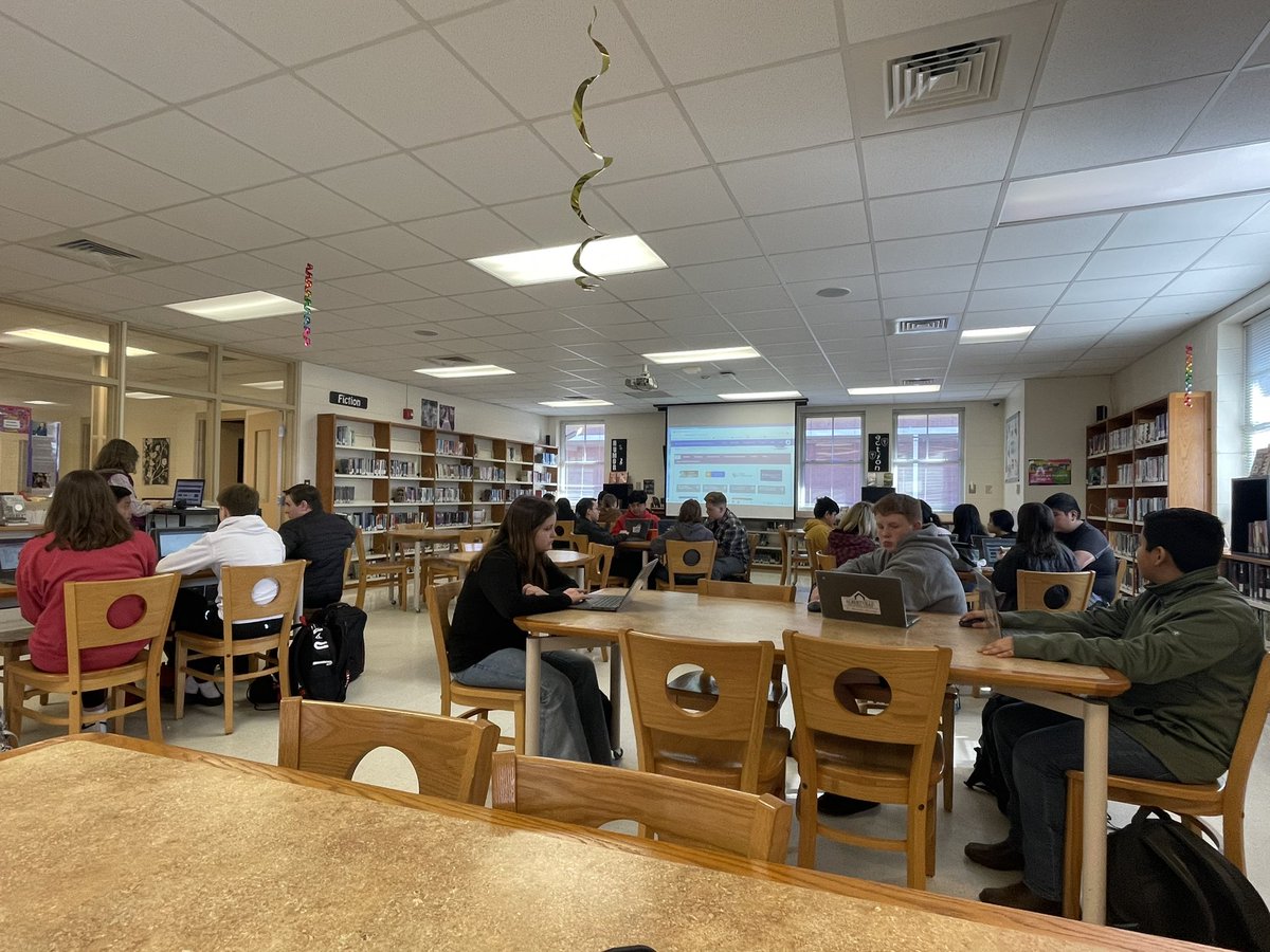 AMSMillerSS's tweet photo. We enjoyed a day in the library doing research on our South America projects. Mrs. Culbert shared with us how to do research in the library as well as how to find books at the online library! @AMSAggies  @AvilleCityBOE https://t.co/7aZ4ejvTGs