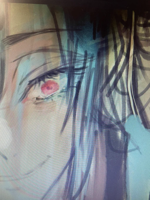 こういう顔描いてると息を吹き返した感ありますねタノシイ 