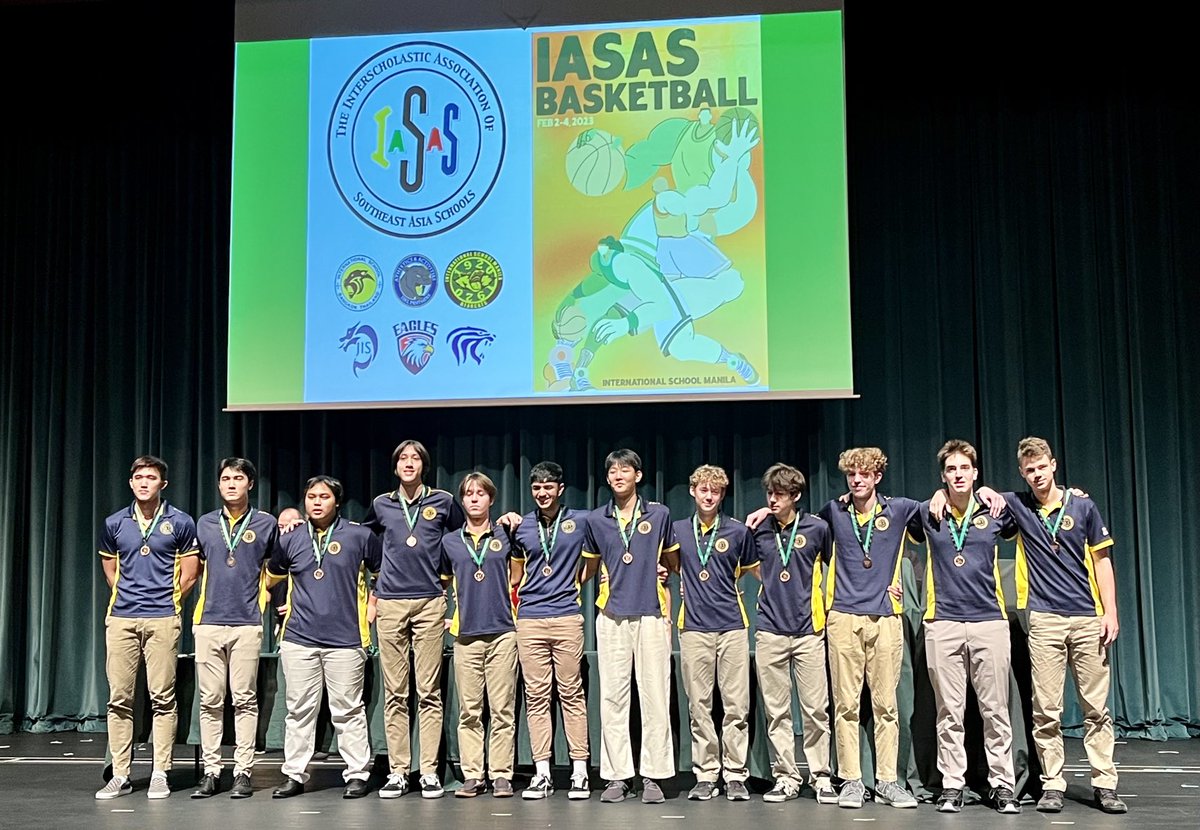 mralexEC's tweet photo. The #ISKLproud boys basketball team bringing home the bronze at the 2023 IASAS! So proud of you! https://t.co/B1z6BBf0Lb