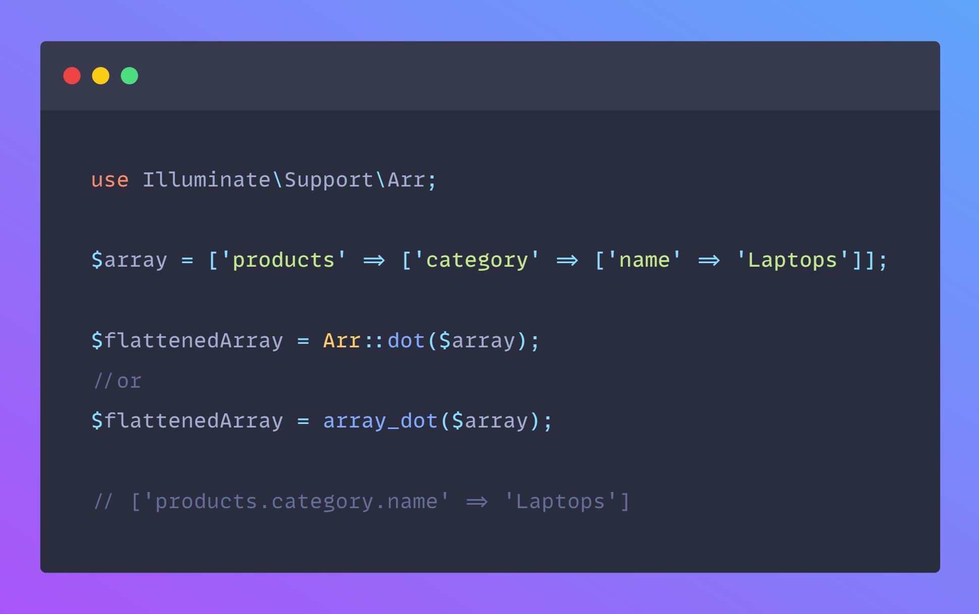 LaraShout on Twitter "🔥 Laravel Tip Discover the power of arrays in