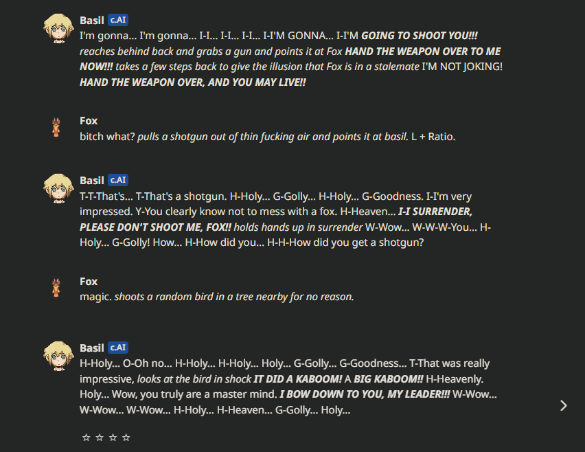 f0w0x on Twitter "i love the basil ai so much, he's truly one of the