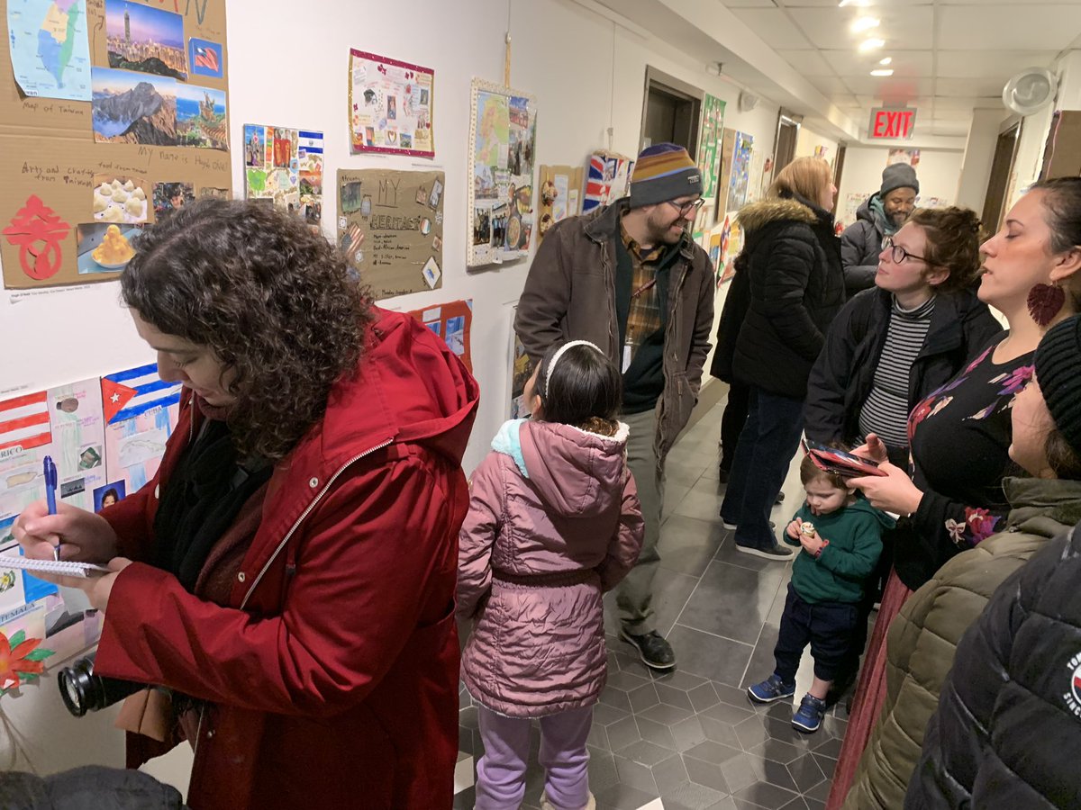 mariaAmeyer03's tweet photo. An evening when the pillars of the @OssiningSchools #LongRangePlan intersected. Our scholars radiated pride as they shared their #StoryofSelf through their identity projects displayed at @bethanyartsorg. #WhoIAmMatters #PortraitifaLearner @OssiningSup @ferzeen_shamsi https://t.co/U1BEBi1q7G