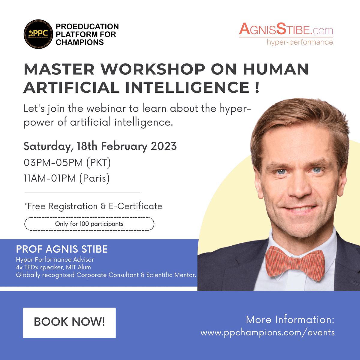 proedconsulting's tweet photo. Attention all tech enthusiasts and business professionals!
Register Here: https://t.co/KXqJjQmZxc
Join us for an exclusive Master Workshop on Human Artificial Intelligence in collaboration with https://t.co/wNKg36xC4A
#humanai #agnisstibe #HyperPerformance #sustainablegrowth https://t.co/JJcZrpECuA