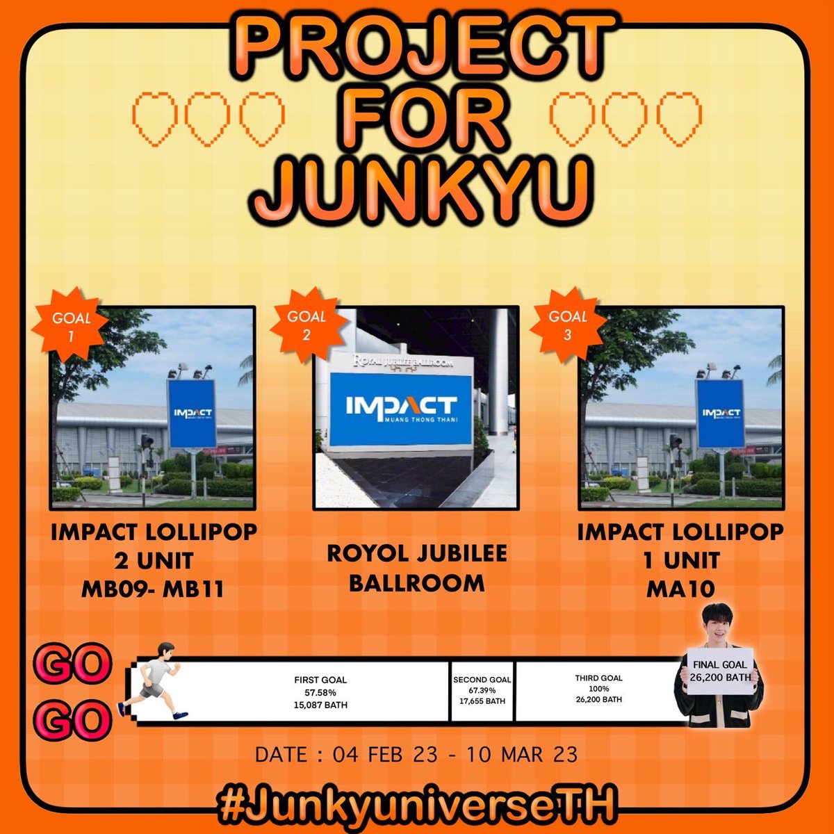 Junnieギュ💫 on Twitter "The sample of Lollipop banner and LED Royal