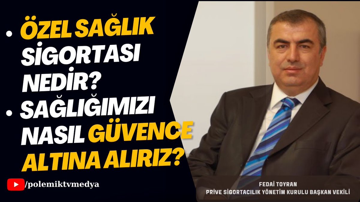 Özel sağlık sigortası nedir? Kimler yaptırmalı? Avantajları neler? 

Sigorta Saati'nde Sigortacılık Uzmanı Fedai Toyran anlattı.

Beğen, Paylaş, Abone Ol 👇
youtu.be/KIRX9rlP2T8