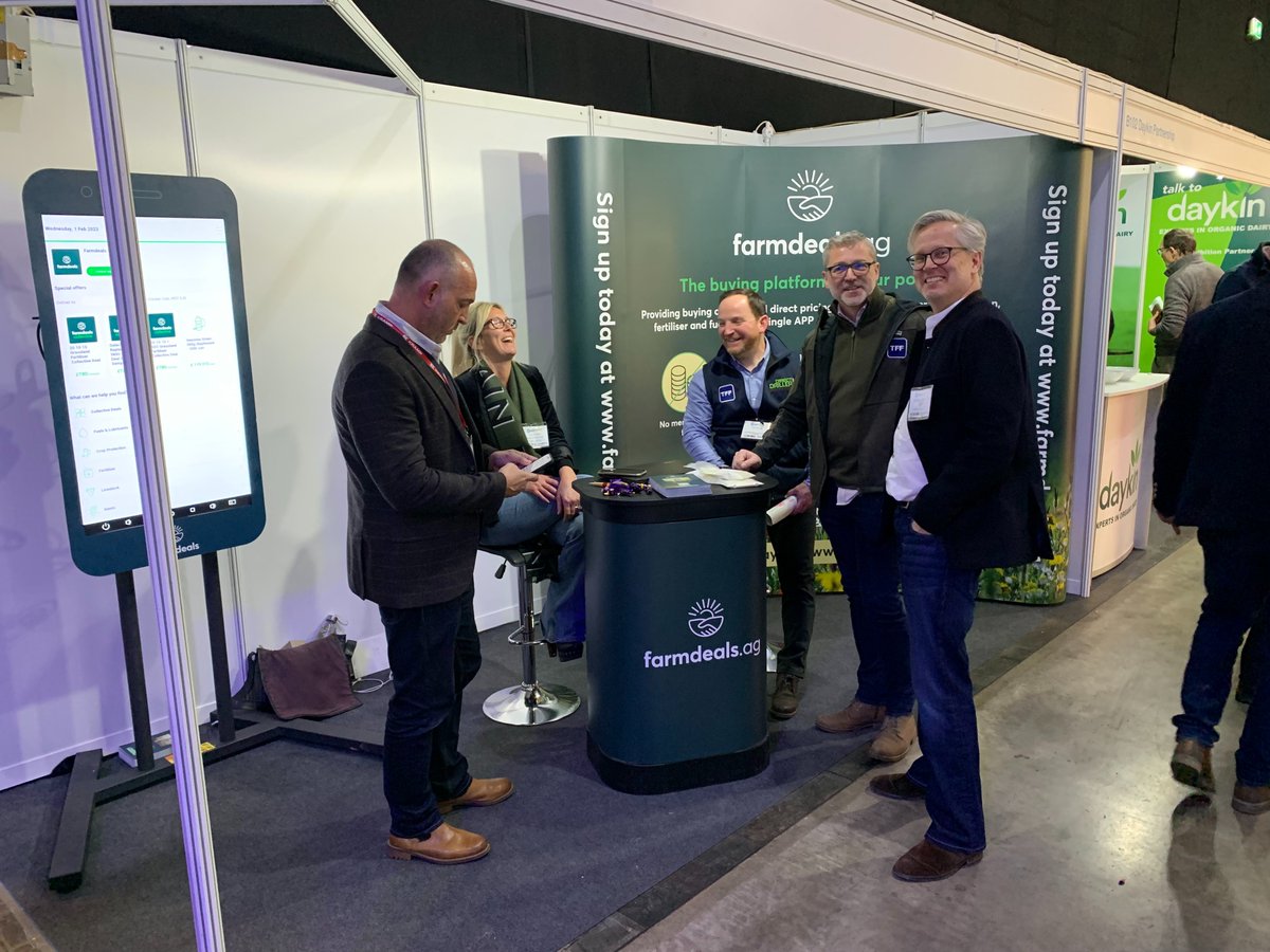 Teamwork makes the dream work <a href="/Farmdealsag/">Farmdeals.ag</a>  😉 

A great day spent at <a href="/Dairy_TechUK/">Dairy-Tech</a> welcoming existing &amp; new members &amp; introducing our platform to new suppliers via the large onscreen app.

farmdeals.ag 😊 🤝 🧑‍🌾👩‍🌾 #dairytech 2023