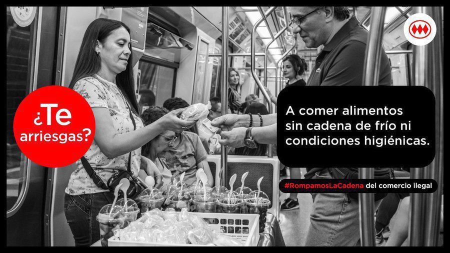 #RompamosLaCadena del comercio ilegal. Al comprar productos de origen desconocido pones en riego tu salud y la de tus seres queridos.