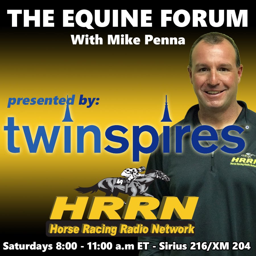 HRRNBaron's tweet photo. Almost Post Time! 🐎🎙️🎧
#EquineForum @HRRN
8:15 M. Norris @coolmoreamerica
8:35 @larrycollmus
9:00 @ljlmvel
9:20 Unsung Heroes
9:40 @JuniorandKellyA
10:00 Vance Hanson #TriplePlay
10:20 @BeckerTrackside History Stroll
10:30 @Romansracing @tjwilkin #IAskTheyAnswer https://t.co/jlvbTGJvgj