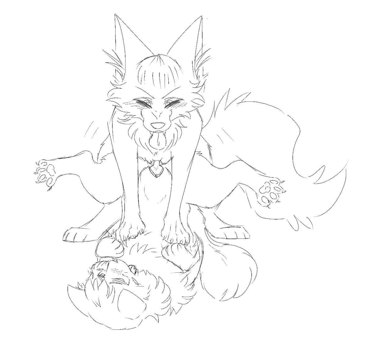 BlueMoonFoxy's tweet photo. eternal brainrot about t*ga breeding ocha
[ nsfw , feral ] https://t.co/I3fMQybs7d