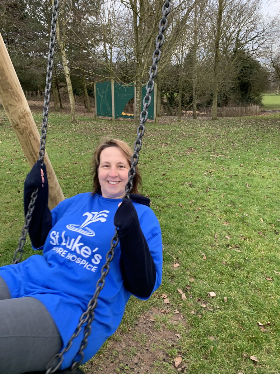 JackGillard's tweet photo. Great to get outdoors, it’s been ages since I went on the swings, raising money for #stlukeshospice100kyourway #amazingfun #blowingthecobwebsaway 💕 https://t.co/mzZrcAHUp9