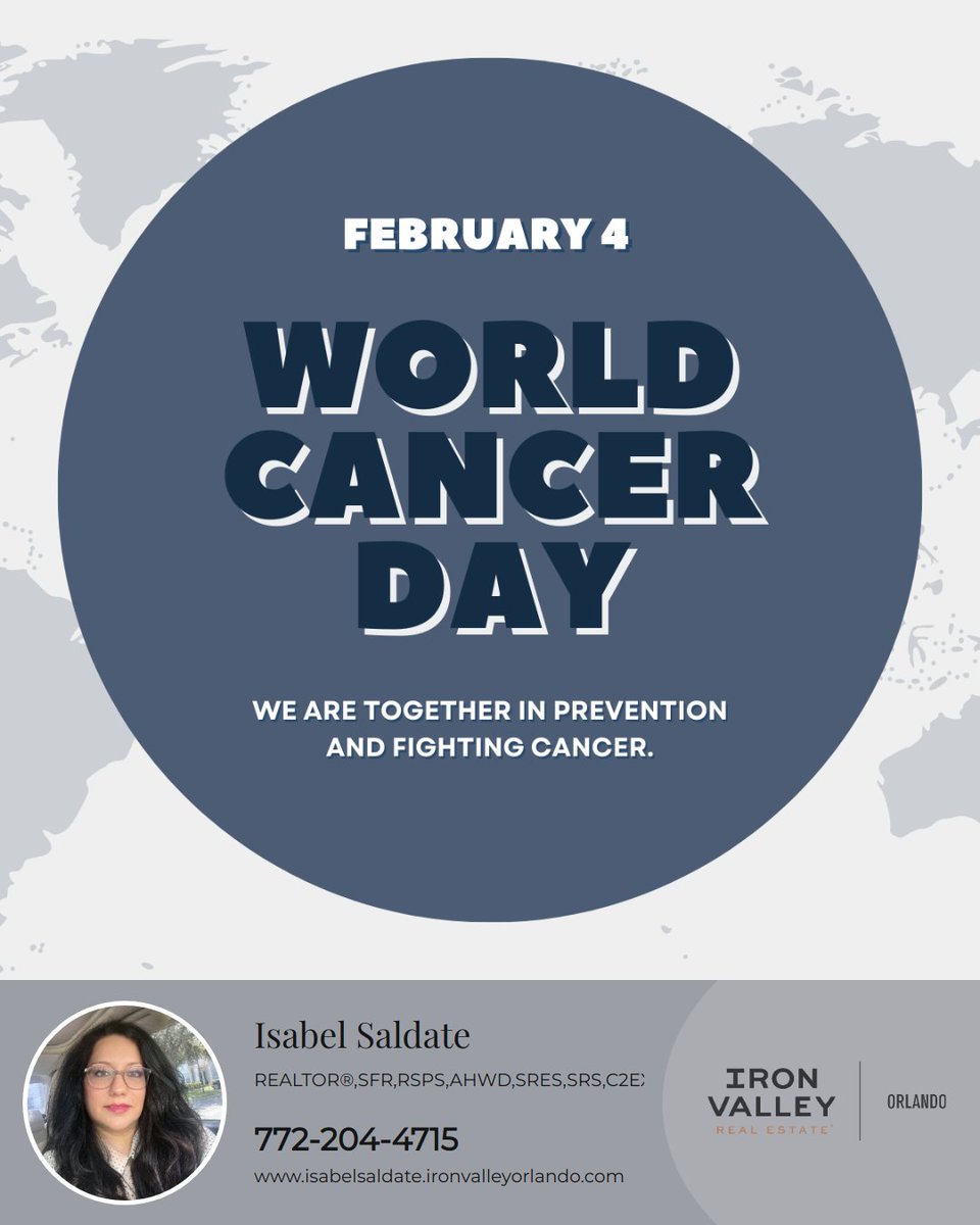 IsabelSaldate's tweet photo. Today we recognize World Cancer Day. Let's support and raise awareness together to prevent and fight against cancer!

#worldcancerday #cancersupport #cancer #cancerawarenss #cancerresearch #worldcancerday2023 https://t.co/Mkb7Sy28Zc