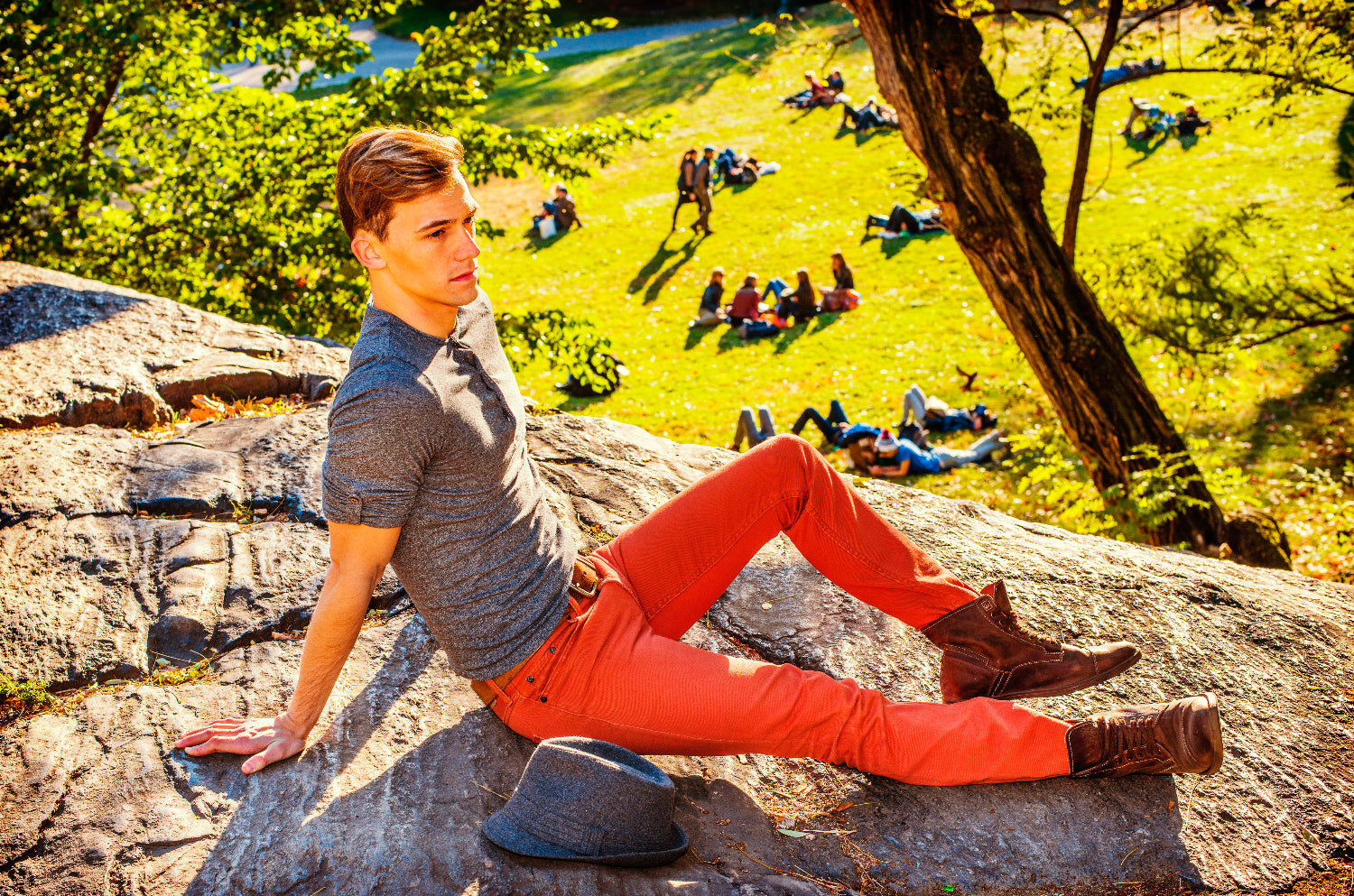 on Twitter "👖 Step Out In Style With Men's Red Jeans! 👀