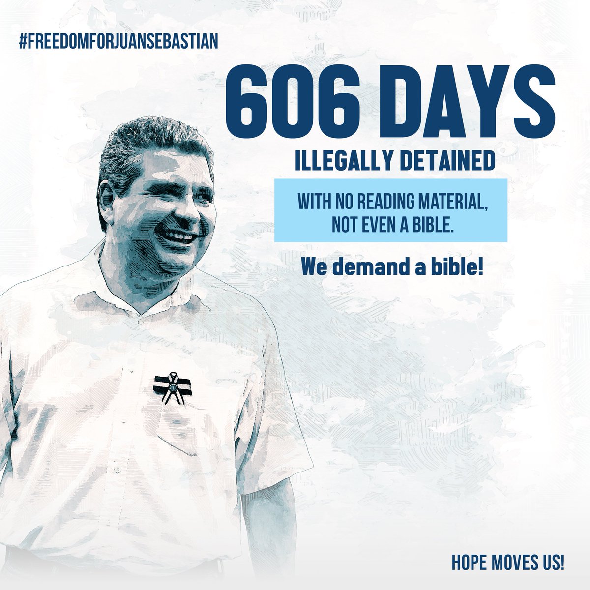 In #Nicaragua those deprived of liberty have the right to the exercise of religious worship <a href="/Jschamorrog/">Juan Sebastián Chamorro</a> and all persons who are imprisoned for political reasons have the right to receive READING MATERIAL and a BIBLE. #FreedomForJuanSebastian
#FreedomForPoliticalPrisons