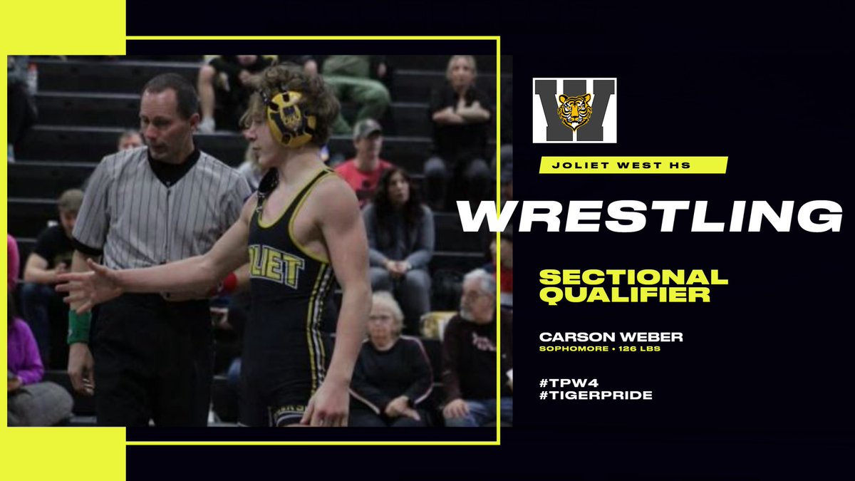 JolietWWrestle's tweet photo. Carson Weber in the finals! #TPW4 #tigerpride https://t.co/G7Rmopd2rZ