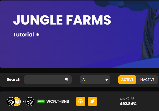 New &amp; Active! apeswap.finance/jungle-farms

Join t.me/Coinflect for any questions

More to come <a href="/ape_swap/">ApeSwap (old handle)</a> #coinflect #dapploy