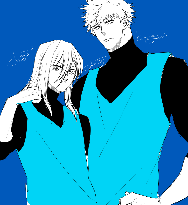 「國神と千切～～～～～ 」|守宮のイラスト