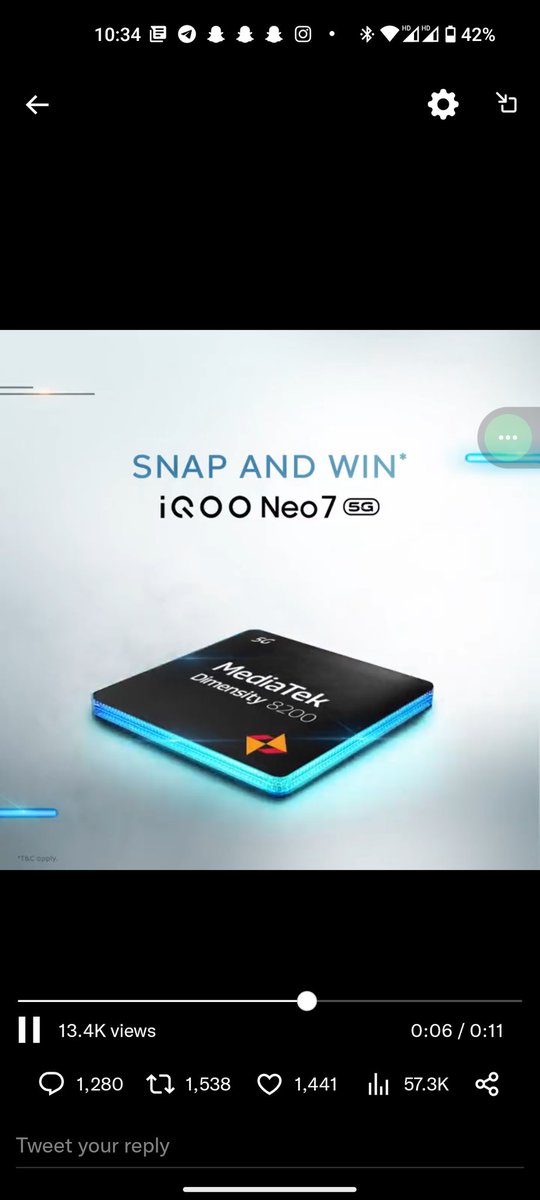 ImVishal003's tweet photo. @IqooInd @IqooInd❤️‍🔥
Join in Guys:
@RahulMohan_97
@JedWeSed_
@AkhilDa14090016

#PowerToWin #iQOONeo7 
#AmazonSpecials https://t.co/aUPfMNAK46