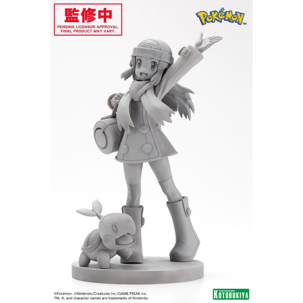 Nintendo Merch Central on X: Kotobukiya has announced a new Pokemon Dawn  with Turtwig ARTFX J statue! Coming in the near future.   / X