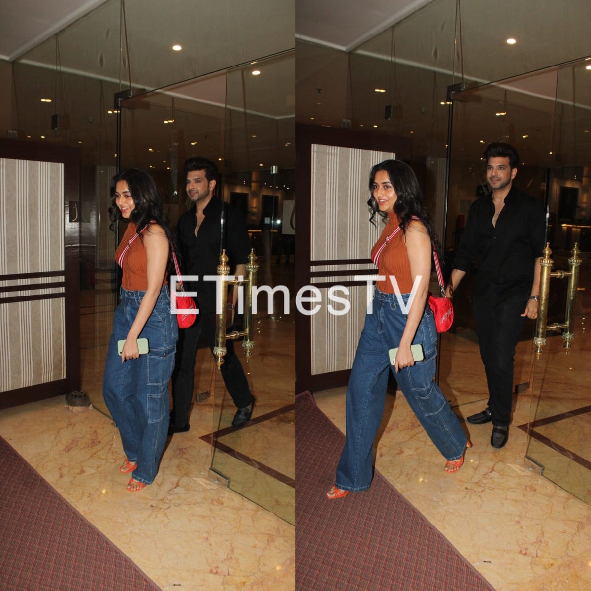 ETimesTV's tweet photo. Cutie Karan Kundrra and Tejasswi Prakash get snapped at the airport! 
@kkundrra @itsmetejasswi 

#karankundrra #tejasswiprakash #etimestv https://t.co/5fqa0AO4W5