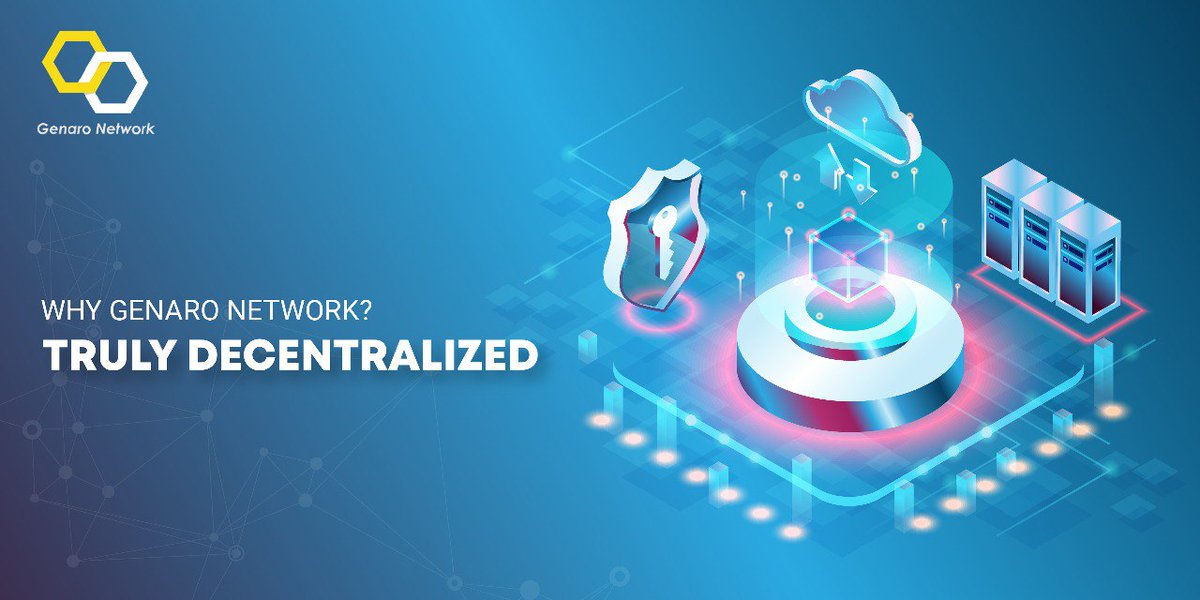 Why Choose Genaro Network you ask?
Because it is TRULY DECENTRALIZED!

#Blockchain  #CloudStorage #Clouds #Storage #cloudsecurity #security #Cloudspace #space #Encrypt #Cryptos #CryptoMarket #cryptocurrency #GenaroNetwork #Genaro #Network #GNX