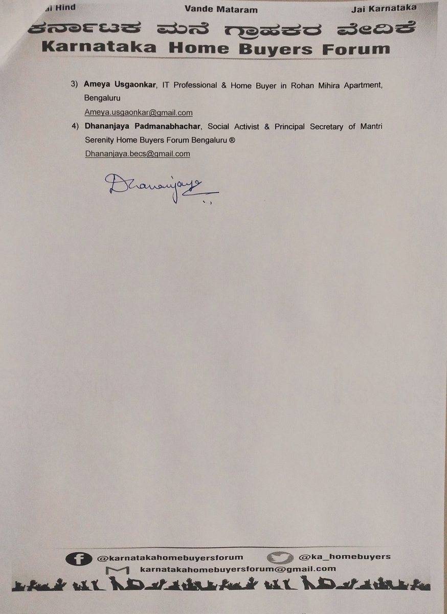 Karnataka Home Buyers Forum tweet media