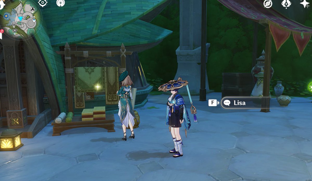 G8_Genshin's tweet photo. We can spot Lisa on the way from the Akademiya today!
After reminiscing with old Professors and friends, we wonder what's really going through Lisa's mind? Perhaps the trip had become somewhat bittersweet...
#GenshinImpact #Lisa #SumeruCity #LisaSkinEvent #Game8 https://t.co/SY2HTwQCUo