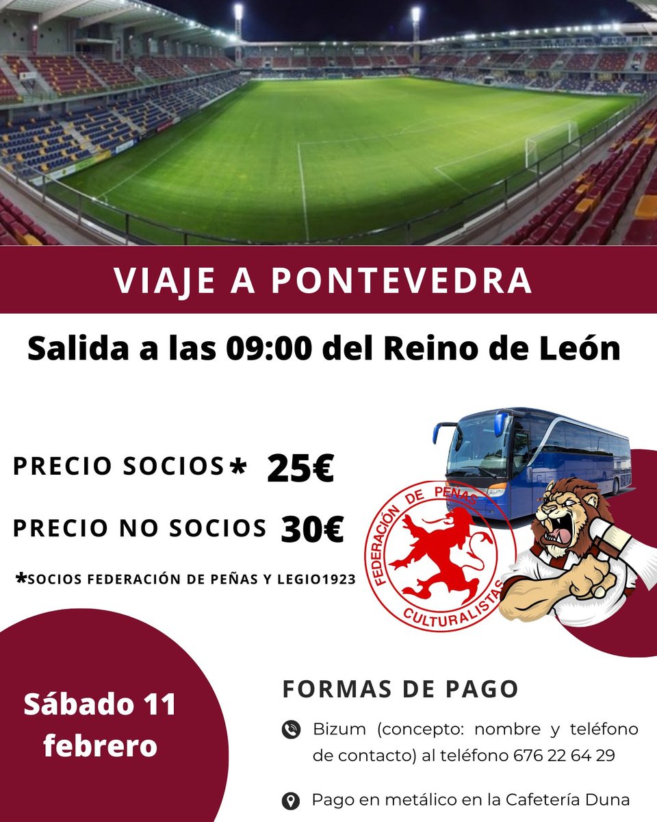 ¿Todavía no te has apuntado al viaje para Pontevedra? 🤔

A que esperas, ven y disfruta de un gran día con nosotros.