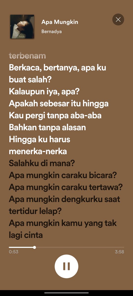 KembangDesa24's tweet photo. Kenapa lagu ini related sama aku 😌 https://t.co/VNzfNrlo6N