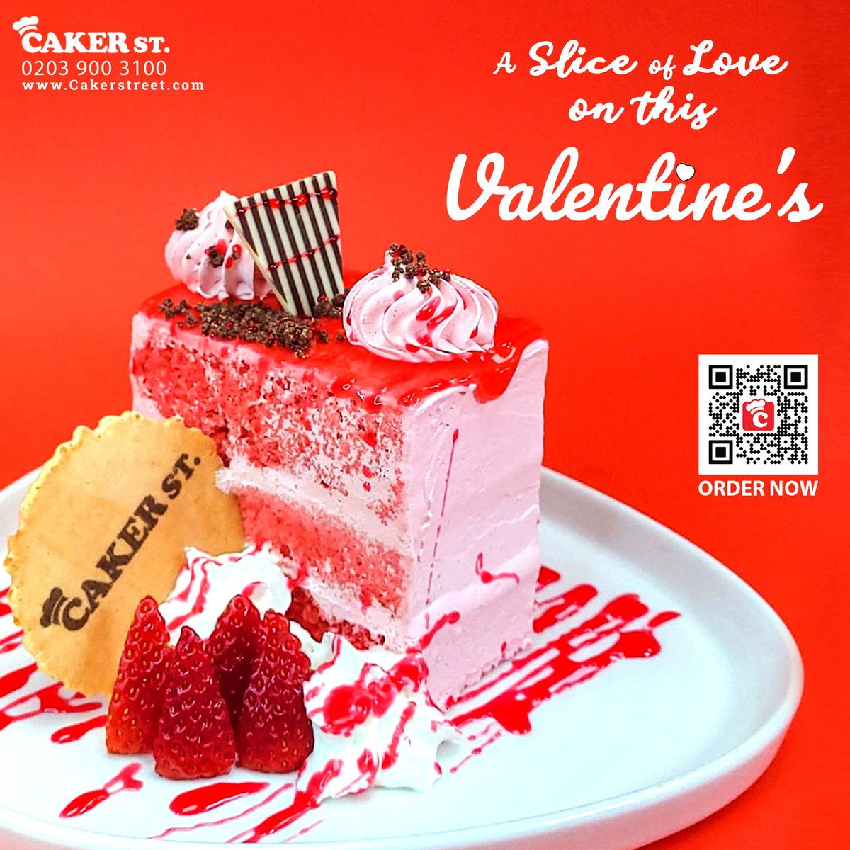 #cakerstreet #cakesoninstagram #sliceofcake #cakeslices #valentinesdaycountdown #valentinesweek #valentinesday2023 #cakeforlovers #cakelovers #ordernow #orderonlinenow #Twitter #cakes 
order now on 
cakerstreet.com