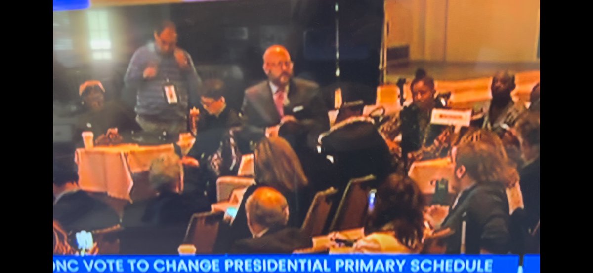 Lisaiz2's tweet photo. Great job @TravRobertson speaking up for South Carolina to be First in Primary๐#SC #DNC #FirstinState #DNCWinterMeeting Letโs Go!!! https://t.co/bL981NBbU9