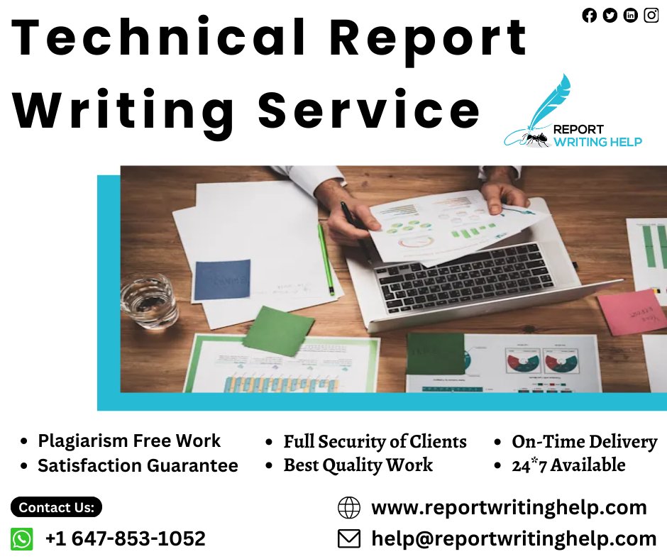 ReportWritingH1's tweet image. We provide you with concise Technical Report Writing Service. that includes all details.
Order Your Task Now:
#technicalreportwriting #technicalreportwritinghelp #technicalassignmenthelp #onlineassignmenthelp #writingassignmenthelp #assignmenthelp #reportwritinghelp