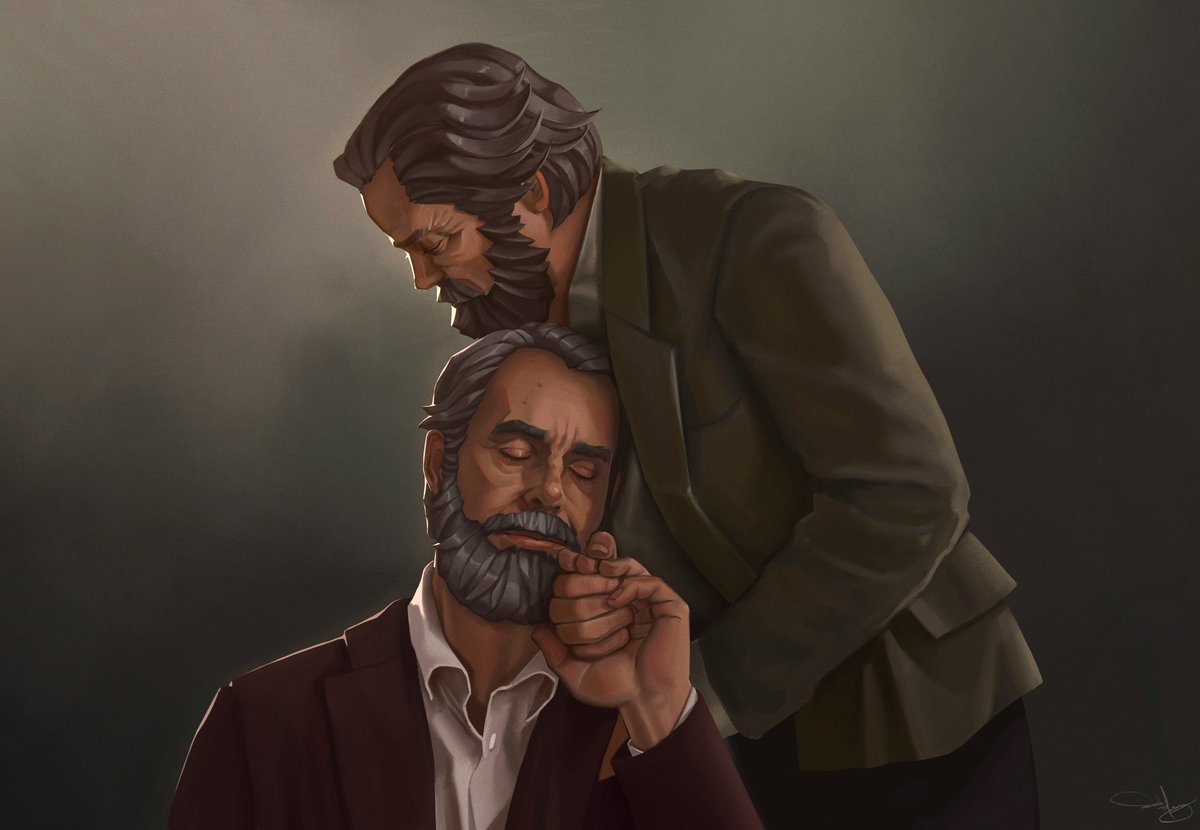 I’m old .. I’m satisfied .. and you were my purpose.

An illustration of Bill and Frank. Still recovering from last week’s episode. 

#TheLastOfUs #TheLastOfUsHBO #TheLastOfUsEp3 #NickOfferman #MurrayBartlett #TheLastOfUsFanart