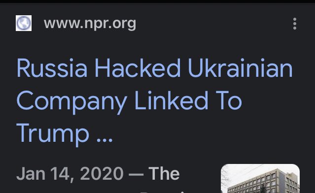 @csharpner @TheGreyWolf17 @nytimes No, we did not. We knew in 2019 Russia hacked Burisma’s email accounts, successfully  npr.org/2020/01/14/796…