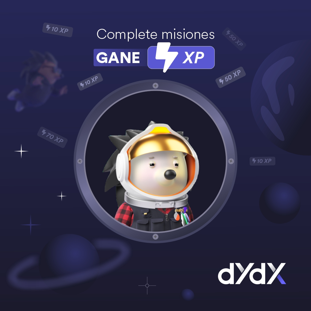 🚀 🚀 Ahora puedes completar misiones y ganar XP como parte de nuestra comunidad.
El nivel de experiencia permite realizar acciones avanzadas en nuestro servidor de Discord, y ganar diversos premios próximamente 🎁

✅ crew3.xyz/c/dydxexchange…