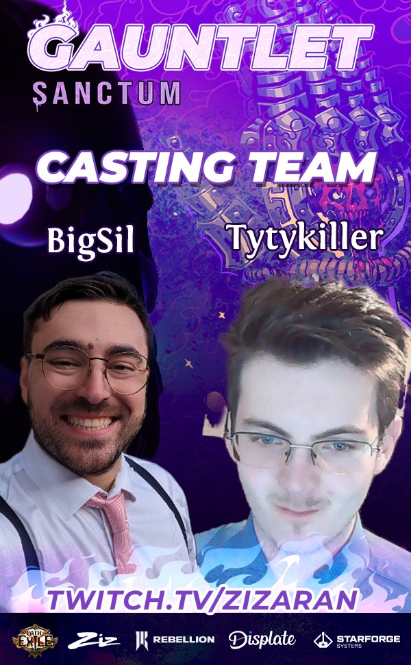 Zizaran on Twitter "Announcing the Casters! Ziz x ShopifyRebels