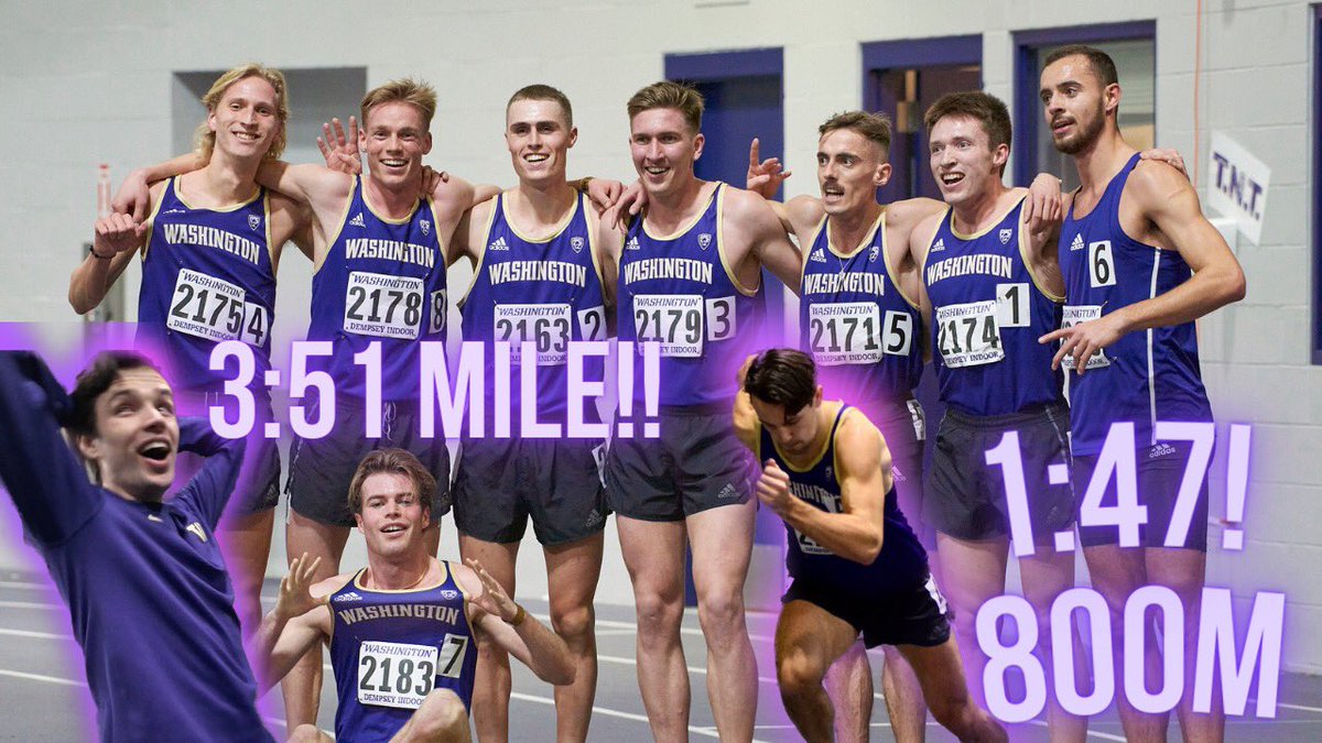 sonyaelliott's tweet photo. New behind the scenes video from the UW Invitational. UW 800m record and 8 miles under 4 minutes!
https://t.co/TsgNEXopA3 https://t.co/vZ3imakdK5