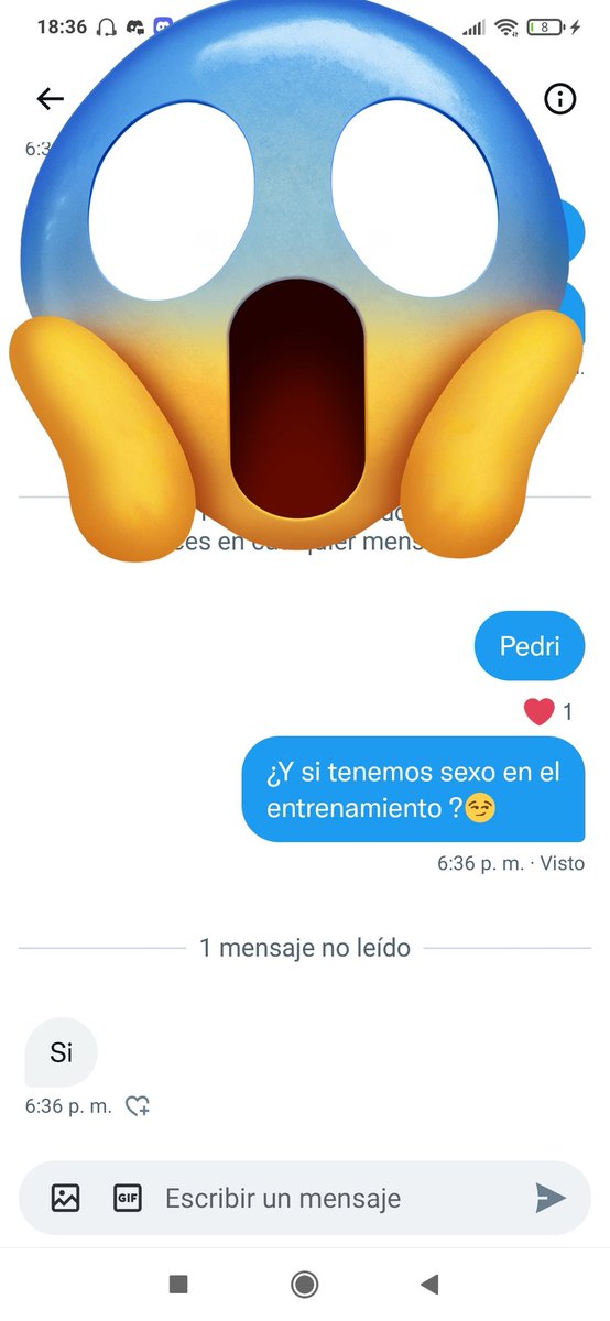 PabloGavi_G's tweet photo. Lo hice de broma para descubrirlo jajajaja😛 @PedroGnzl https://t.co/zVcmW10T0F