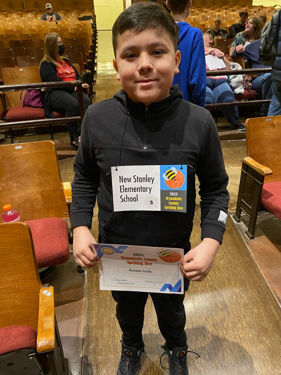 Today we have a Stallion representing New Stanley in the Wyandotte County Spelling Bee!  We know he will do wonderfully!