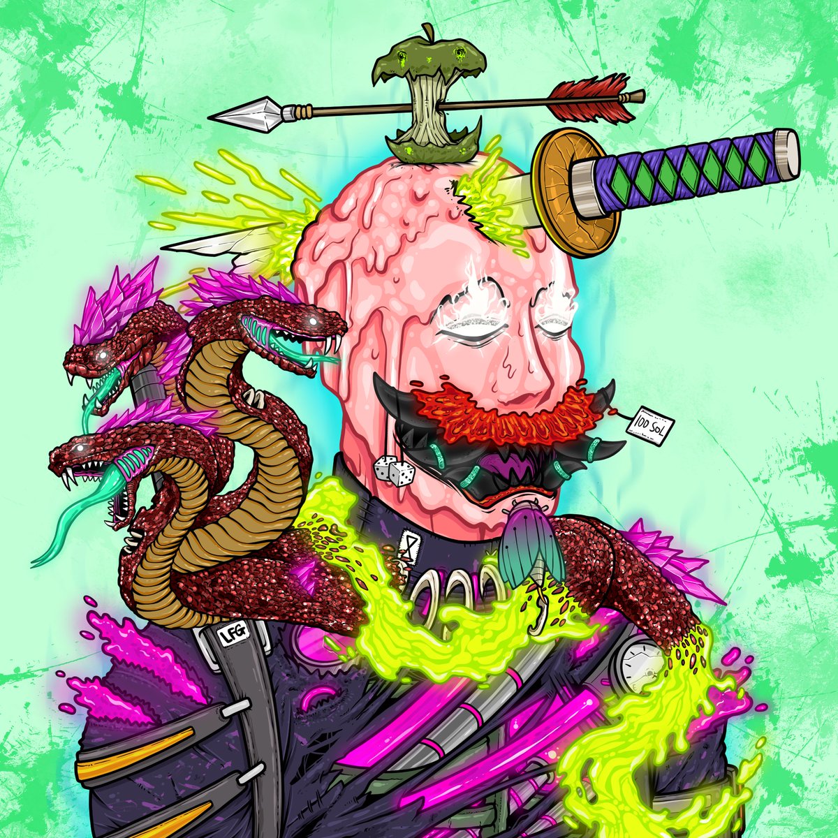 SlimeGoonsNFT's tweet photo. What's going on Goons!? 🧪

I hope you have your notifications turned on!

We have a collab coming soon 👀 https://t.co/NfPY5ycnM7