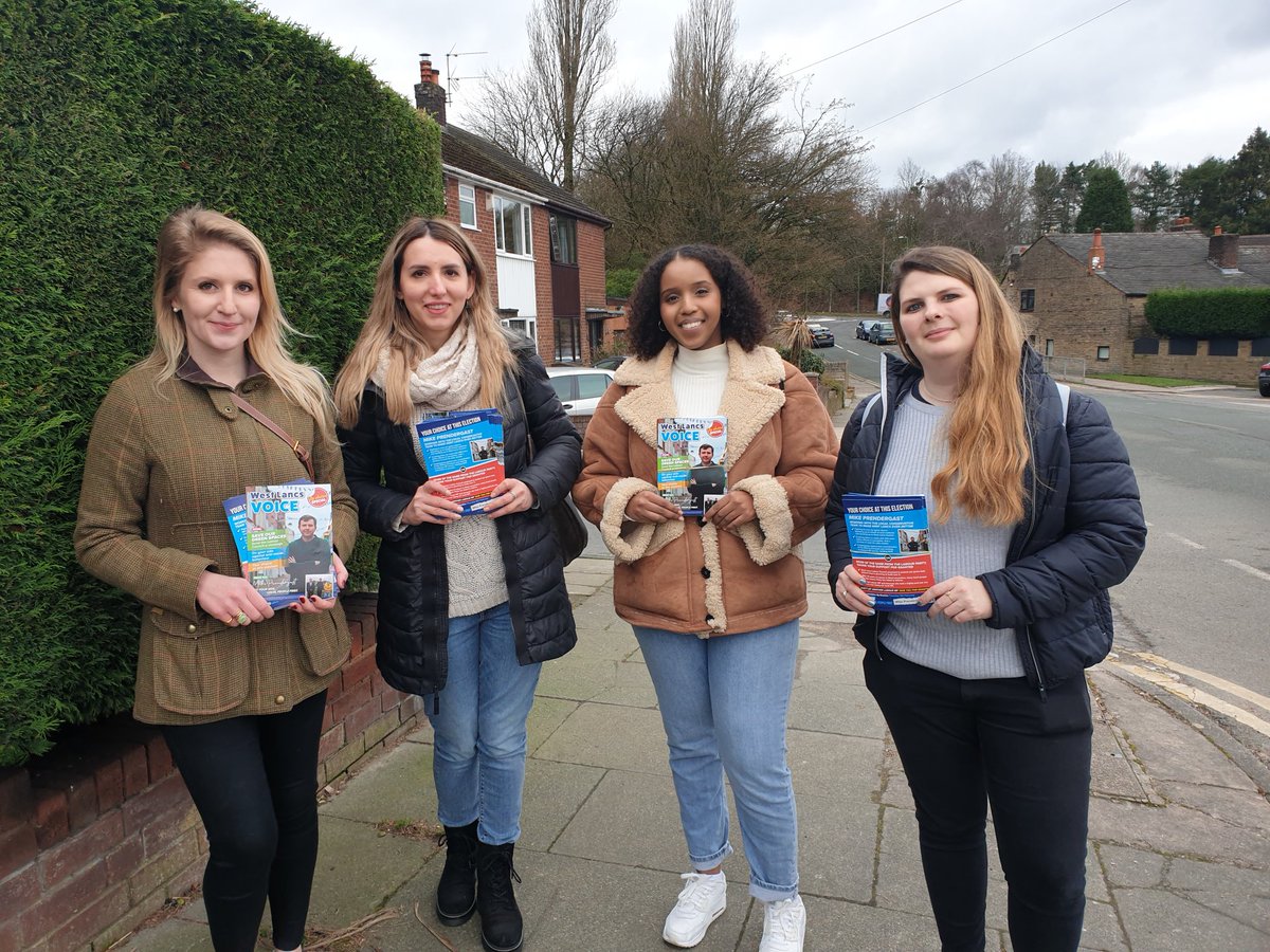 A great team out and lots of support in the doorstep for @MikePrendUK in #WestLancashire ahead of the by-election next week 🗳