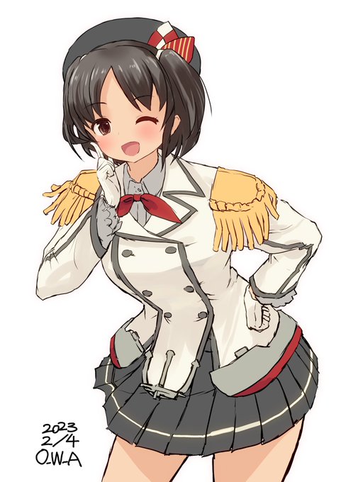 「military jacket miniskirt」 illustration images(Latest)