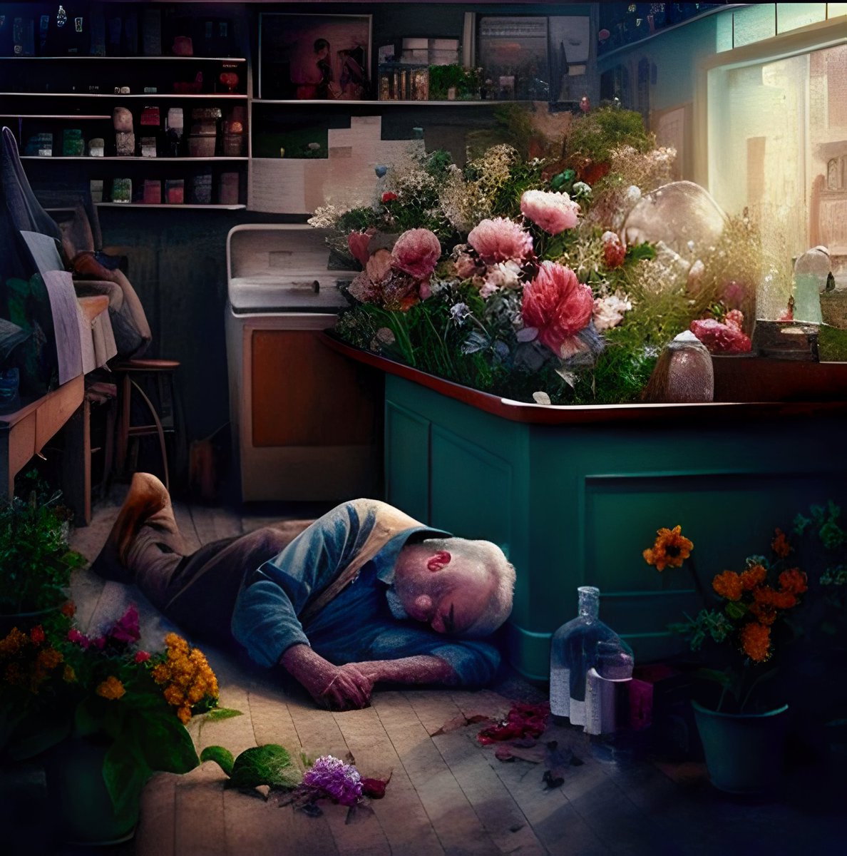 TheOliverTwins's tweet photo. #Roots'n'Shoots: A drive-by shooting leaves florist Basil dead and his daughter Lily distressed. Can the player, uncover the identity of the killer, the weapon used, and the motive behind the crime in Little Piddleton.
#RichCast #GGJ23 #gamedev #indiedev #gamejam https://t.co/xrkfxGsj4U