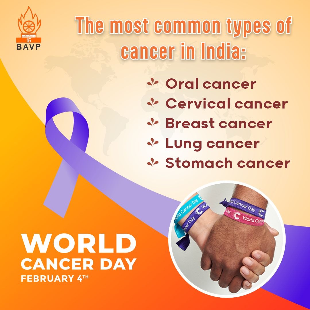 bavp_updates's tweet photo. On World Cancer Day, #BAVP wants you to know about the common types of cancer.
Just remember that prevention is better than cure.
#WorldCancerDay
#treatment #awareness #care #symptoms #prevantion #knowledge #medicalservice #hospital https://t.co/GqSHRTP6EH