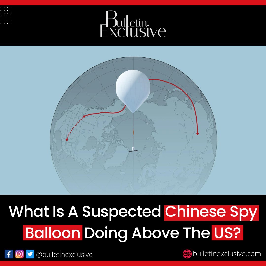 BulletinExclus1's tweet photo. This is not the first time a Chinese balloon has been spotted over the US, but this seems to be acting differently to previous ones, a US defense official said.
Read More: https://t.co/jXlI6UcfuO
#13Rajab #nikkah #Secret_Battalion #NaseemShah #PSL2023 #BariahintheTorah https://t.co/mgoOnA8KFg