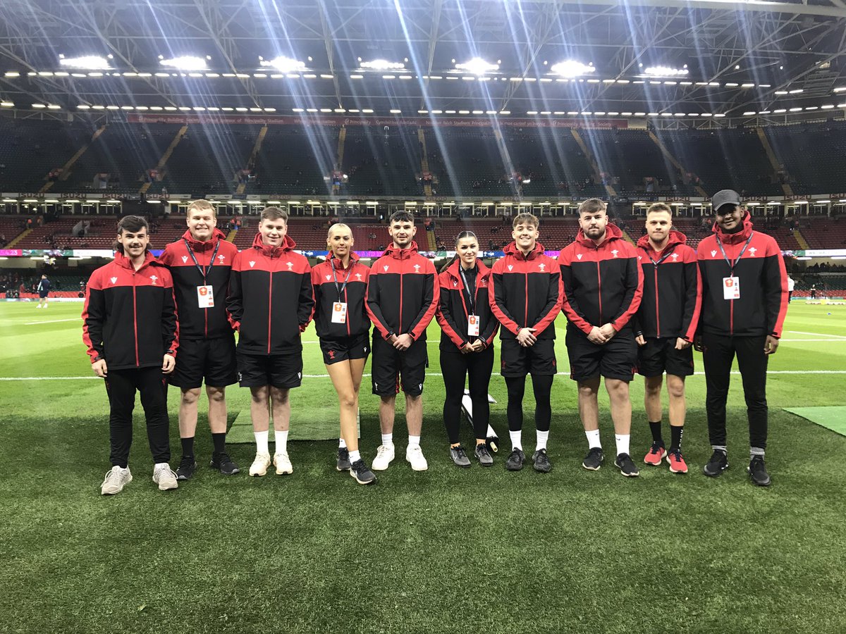 On the eve of National apprentice week and their 5th game <a href="/principalitysta/">Principality Stadium</a> our ball team today <a href="/WelshRugbyUnion/">Welsh Rugby Union 🏴󠁧󠁢󠁷󠁬󠁳󠁿</a> Apprentices #AWwales #wpcymru <a href="/WRU_Community/">WRU Community - Wrth galon y genedl</a> go well all