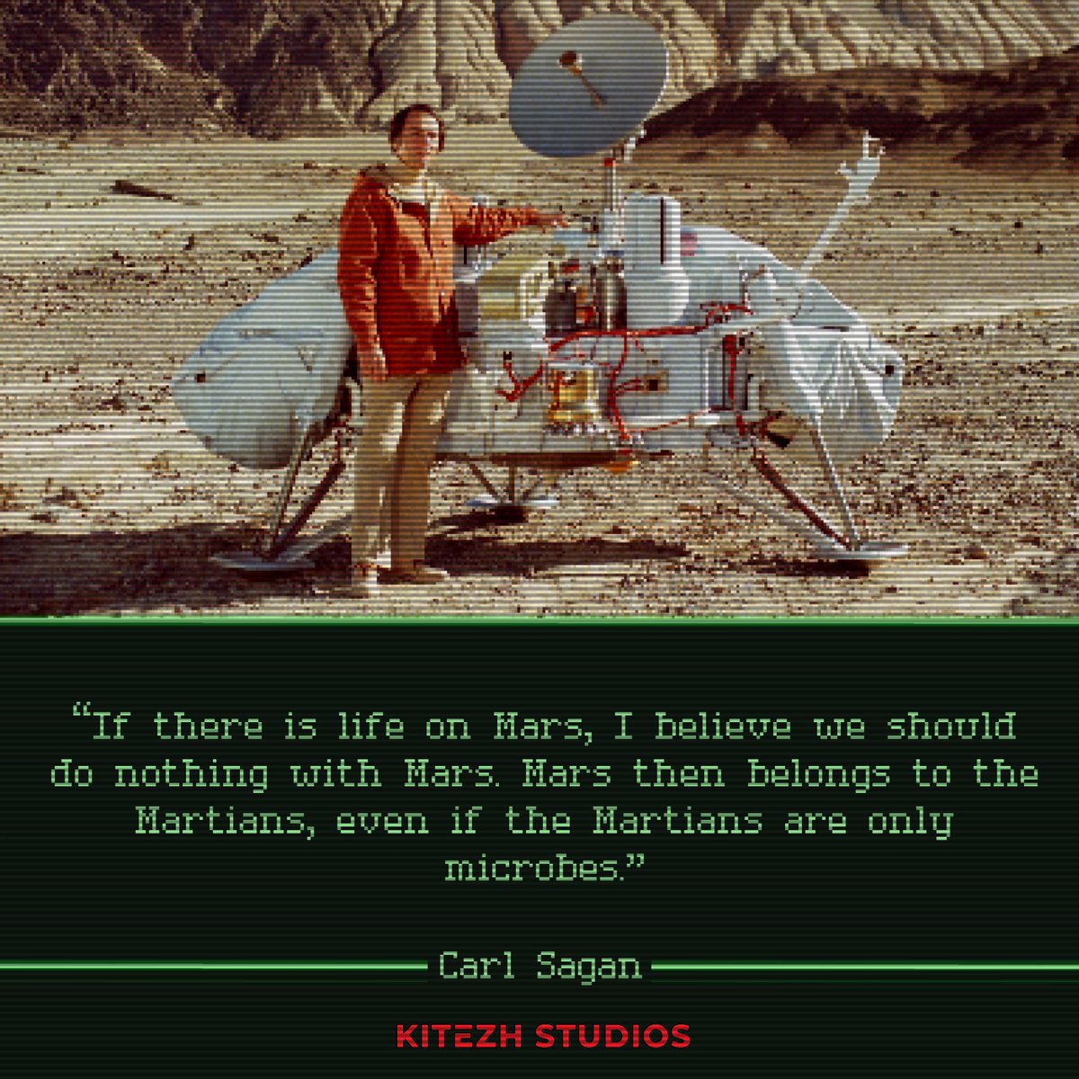 Carl Sagan was a man of a different time, where science was more open to exploration and the possibility of alien existence. 

#KitezhStudios #Space #ExtraterrestrialLife #CarlSagan #Mars #Space #AncientAliens #Палеоконтакт