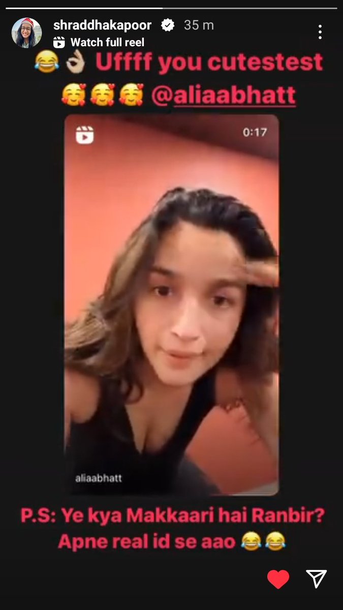 ShraddhieK_BTSV's tweet photo. ShrAlia👸👸🥰❤
#ShraddhaKapoor #aliaabhatt #tjmm #TuJhoothiMainMakkaar
#TerePyarMein
.
Falling for shraddhies caption 🤣🤗 https://t.co/A6kSZNMhgM