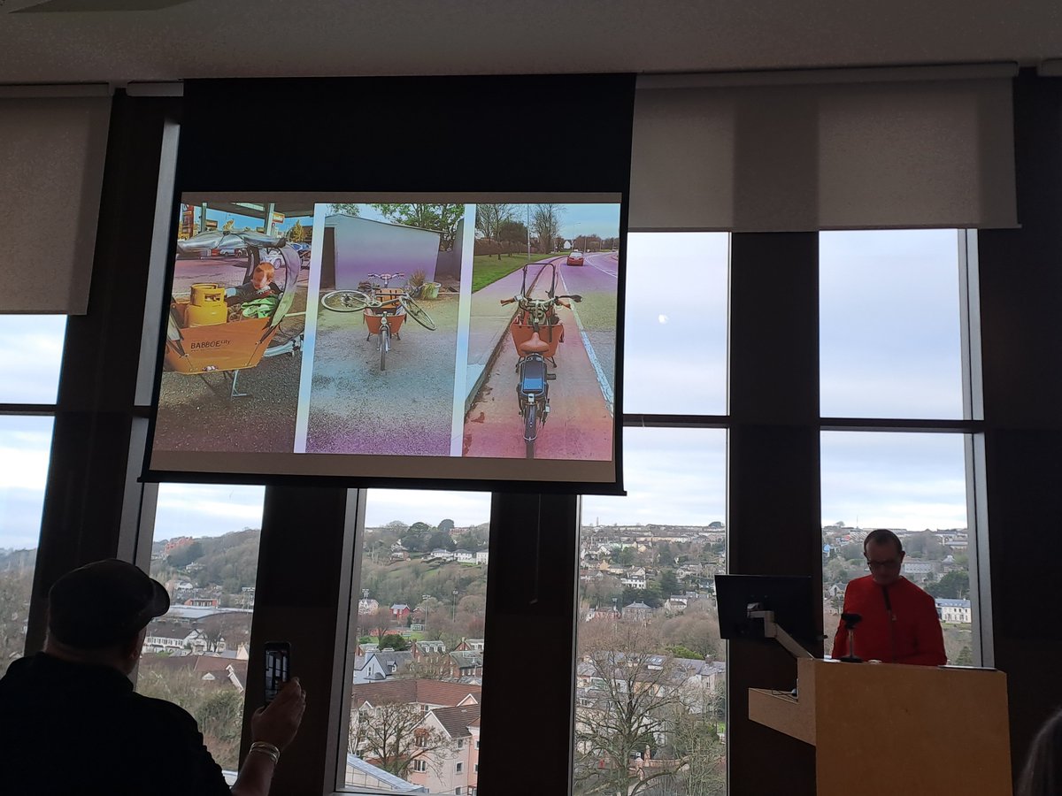 ruthhally1's tweet image. I was so hyper as a result of yday's @dutch_ish facilitated discussion that I didnt sleep.

Lack of sleep meant I didnt take a group pic from our ecargo bike session which was a #UNIC #CityLab. @UCC_civic @StephenUCCPharm 

(Cargo bikes were here long before cars took over!)