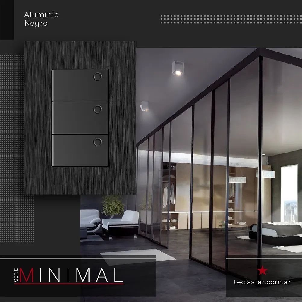 electricidadder's tweet photo. Conocés la SERIE MINIMAL??? Una línea exclusiva de nuestros amigos de @teclastar.ar 

Tenemos las mejores opciones que aportan un toque de exclusividad a tu hogar.
Convertí ahora tu interior en una experiencia única. https://t.co/iM7BMpD48b