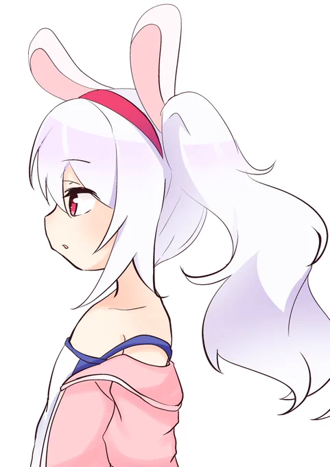 ラフィーちゃんで丸っこい横顔練習#アズールレーン 